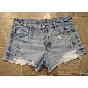 American Eagle Outfitters Light Blue Denim Shorts